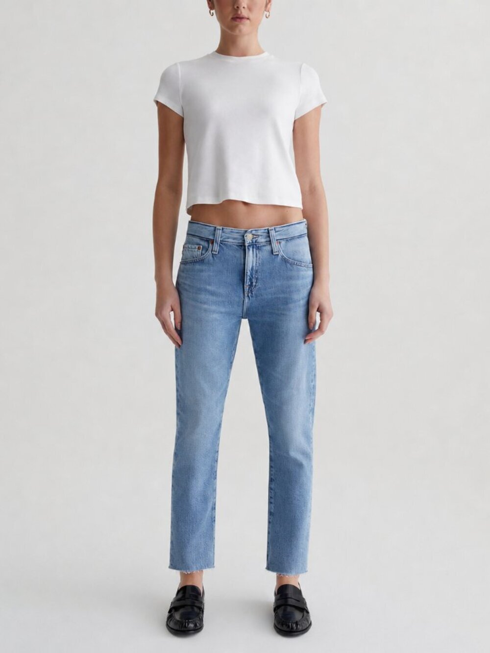 AG ADRIANO GOLDSCHMIED Ex-Boyfriend Mid Rise Slouchy Slim Ankle Jeans, Size 29